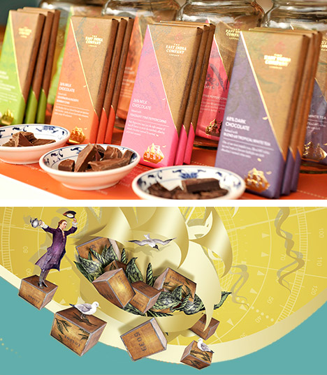 Chocolate Bars inspired by alchemy